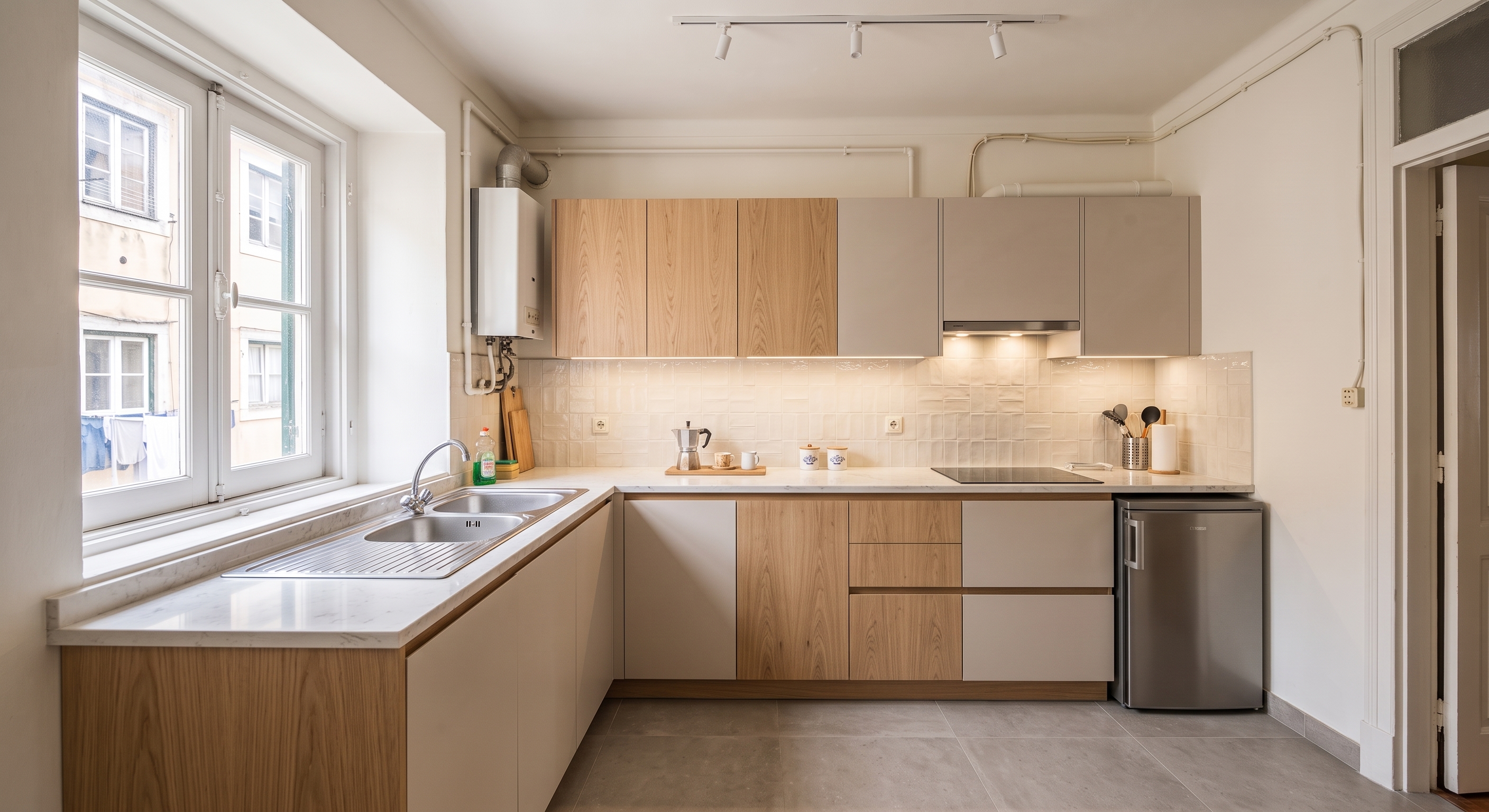 Cozinha Apartamento Lisboa - Depois